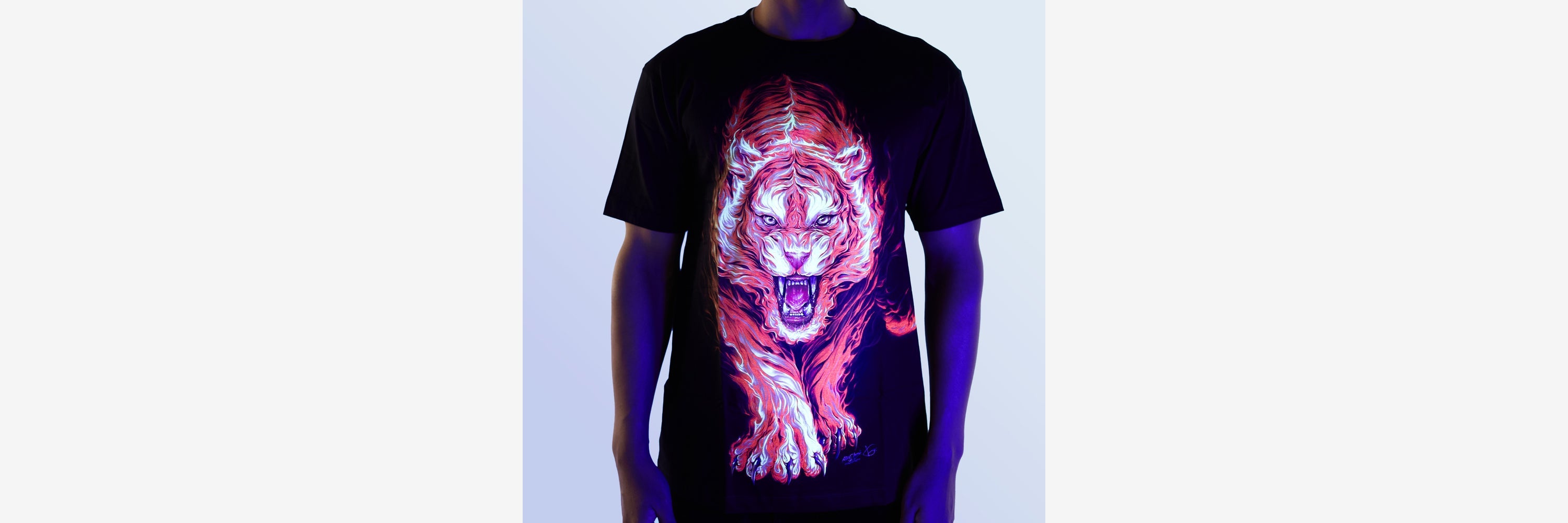 Rock Chang T-Shirts - UV-aktive Designs mit Glow in the Dark Leuchteffekt für Clubs und Discos