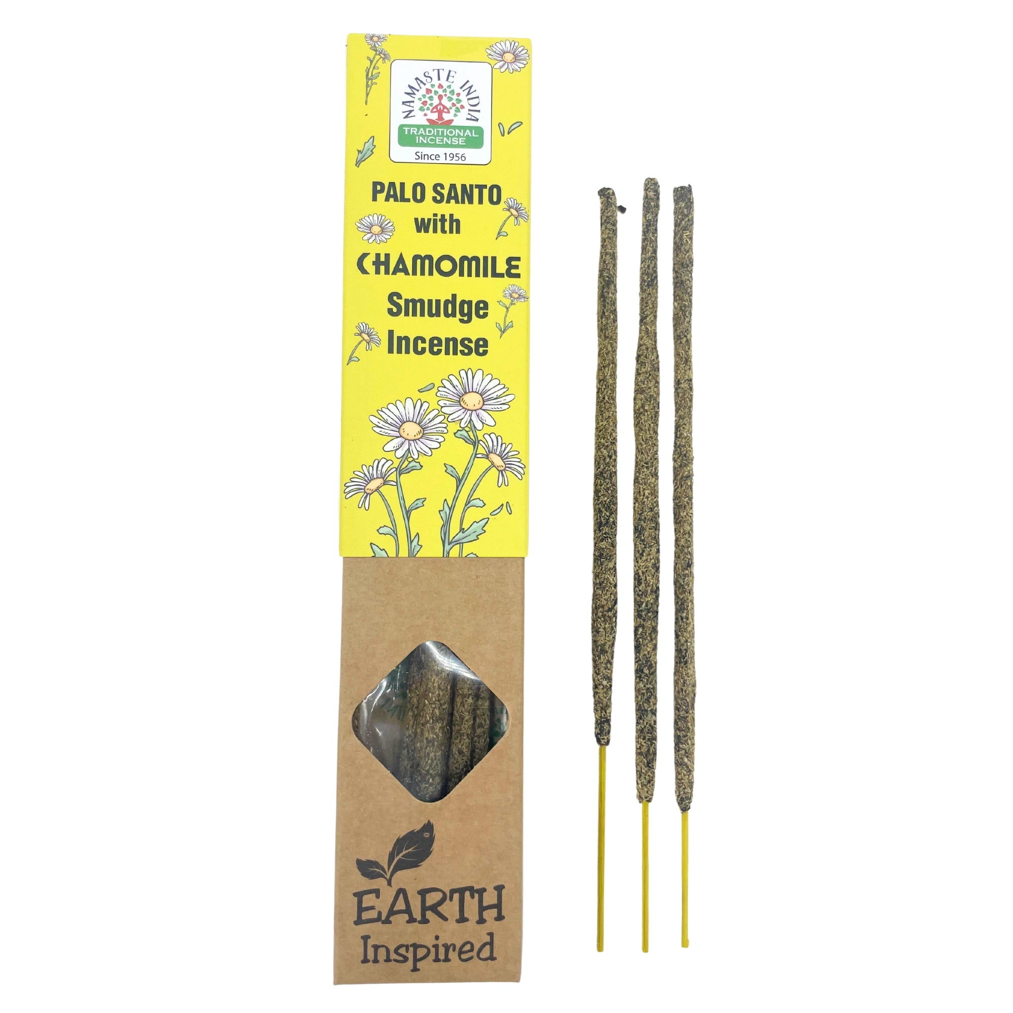 Räucherstäbchen Namaste India Palo Santo mit Kamille