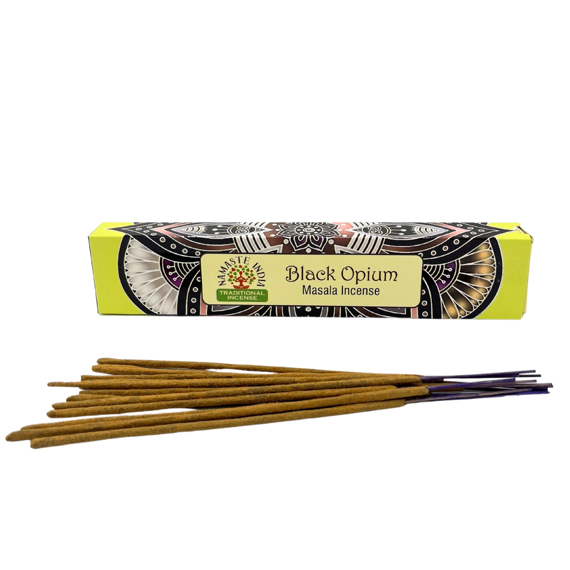 Räucherstäbchen Namaste India Masala Black Opium
