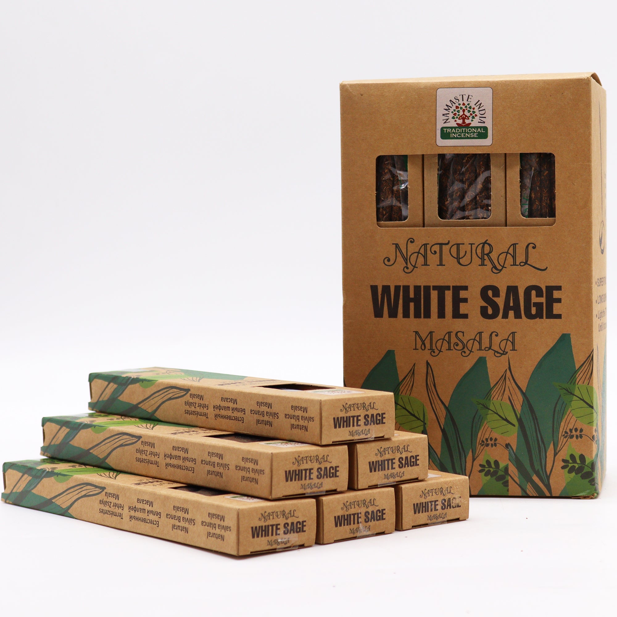 Räucherstäbchen Namaste India White Sage