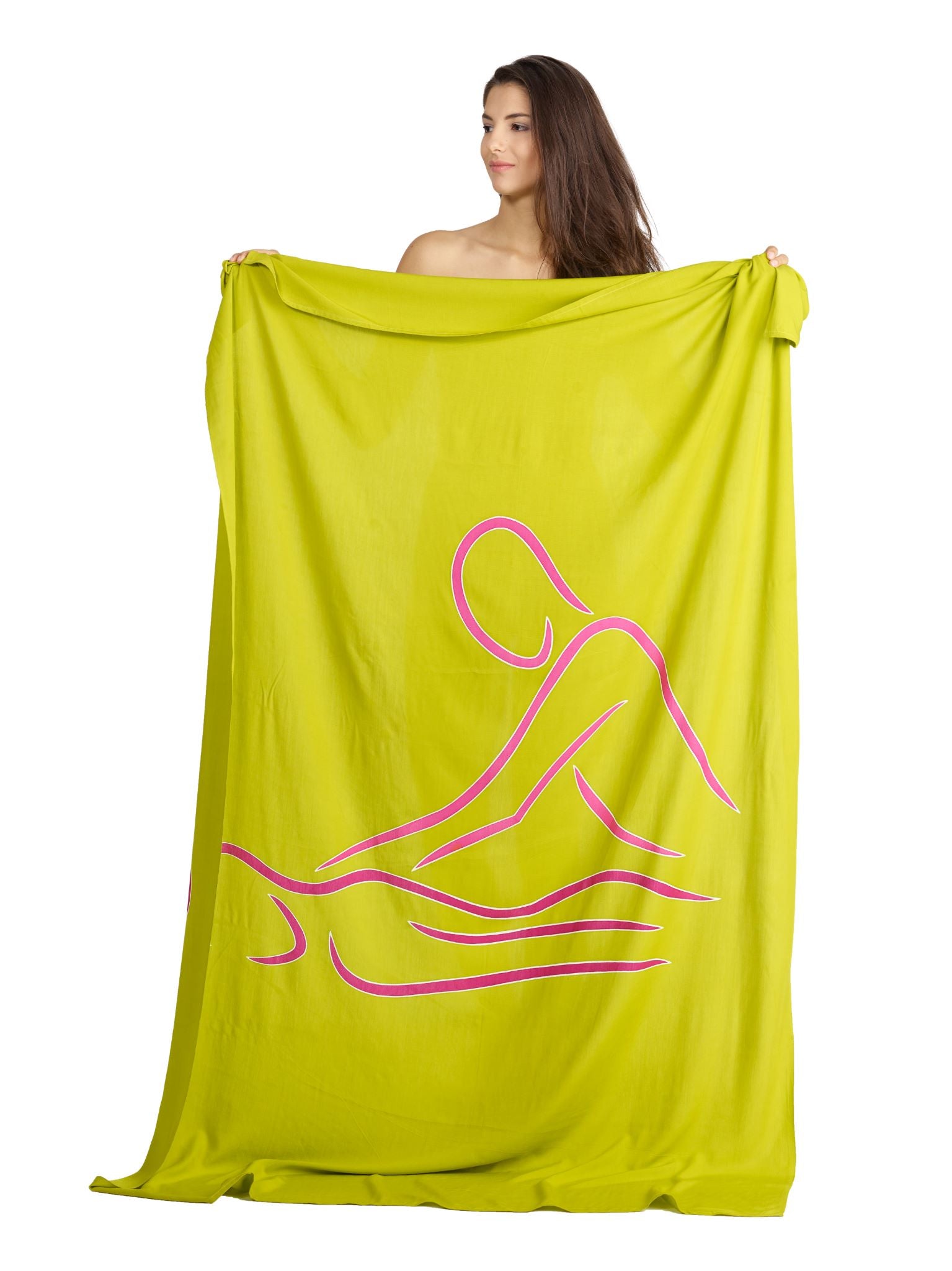 Sarong und Pareo mit Muster - Massage