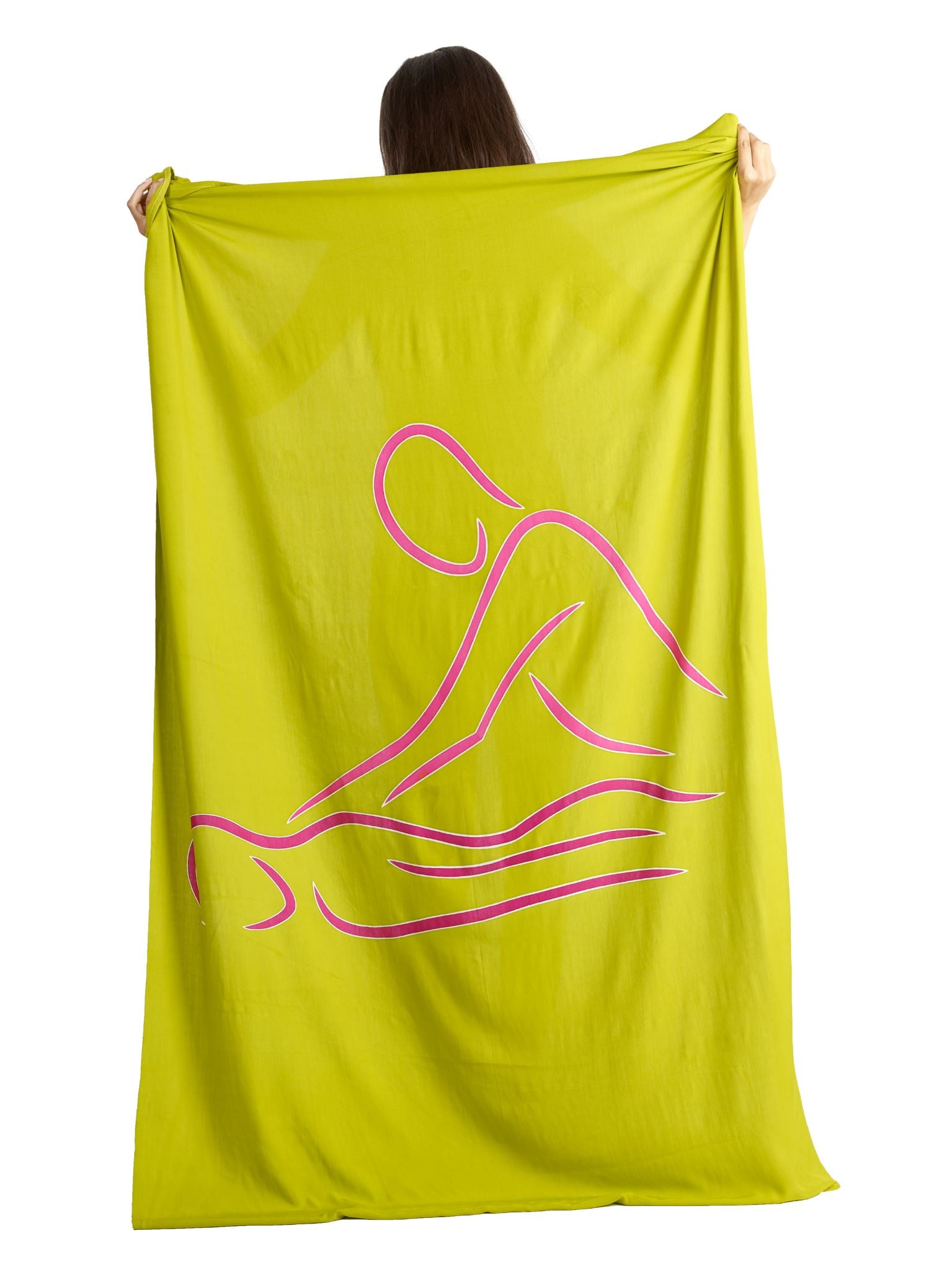 Sarong und Pareo mit Muster - Massage