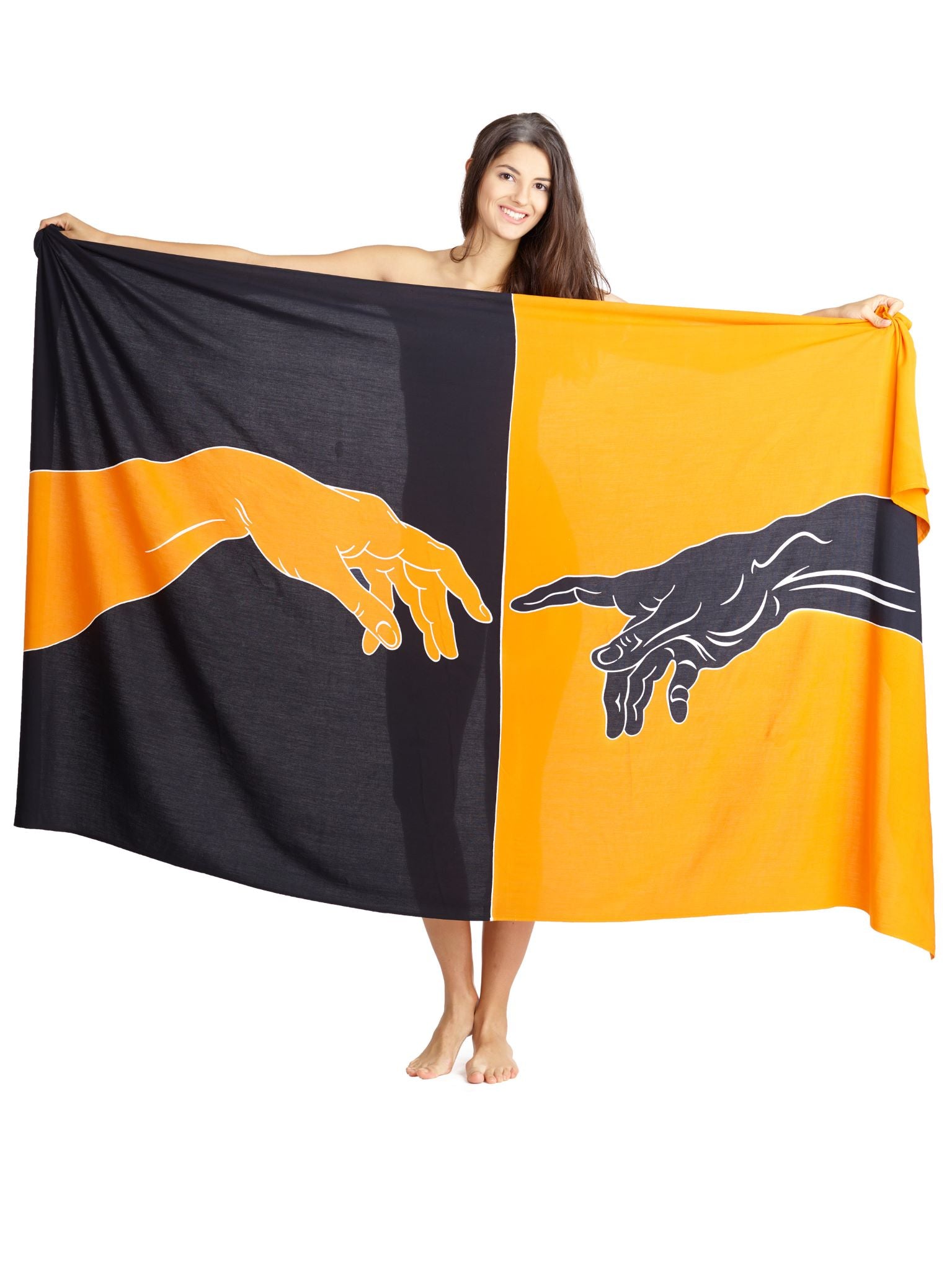 Sarong und Pareo mit Muster - Berührung