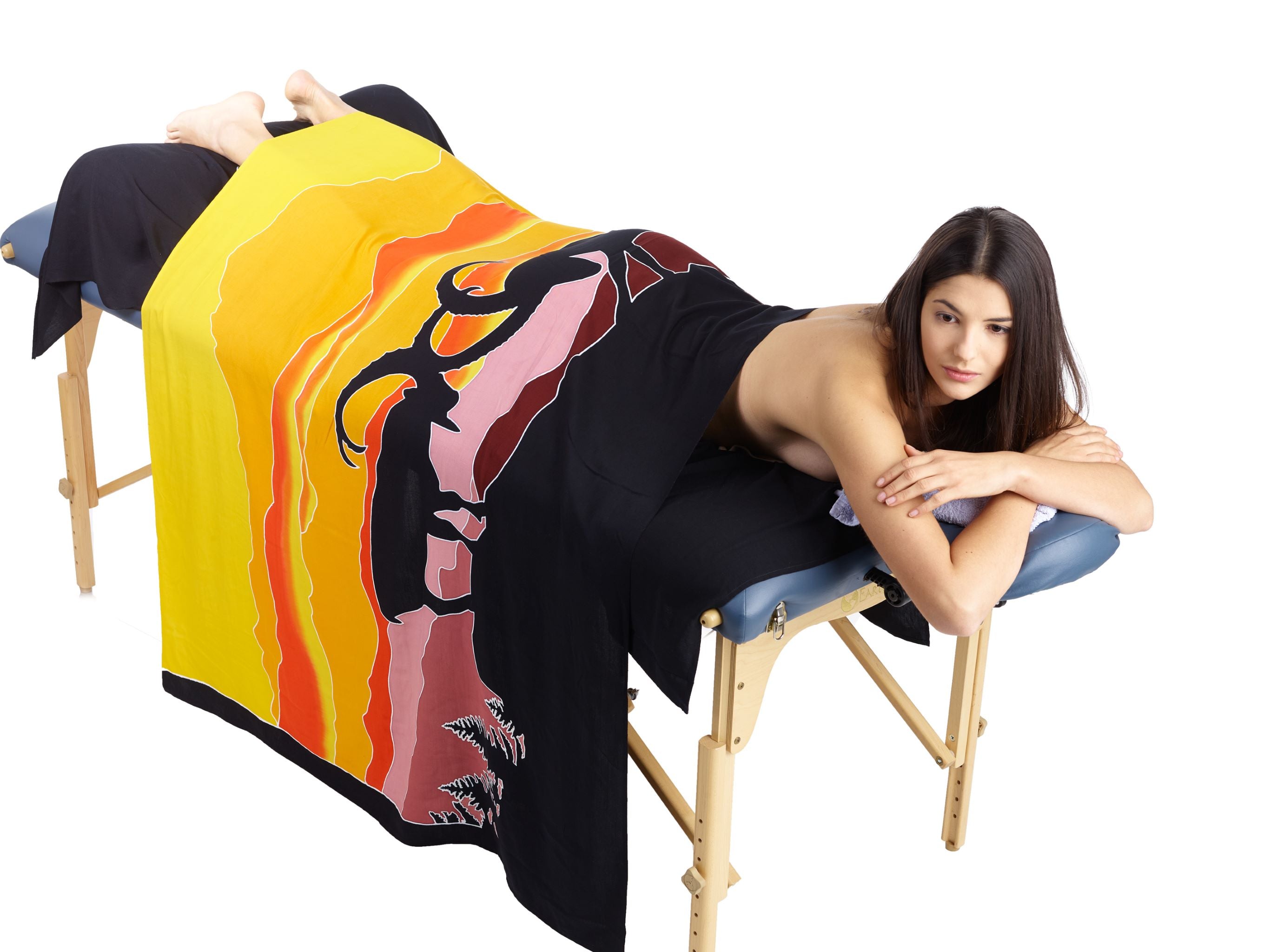 Sarong und Pareo mit Muster - Steinböcke