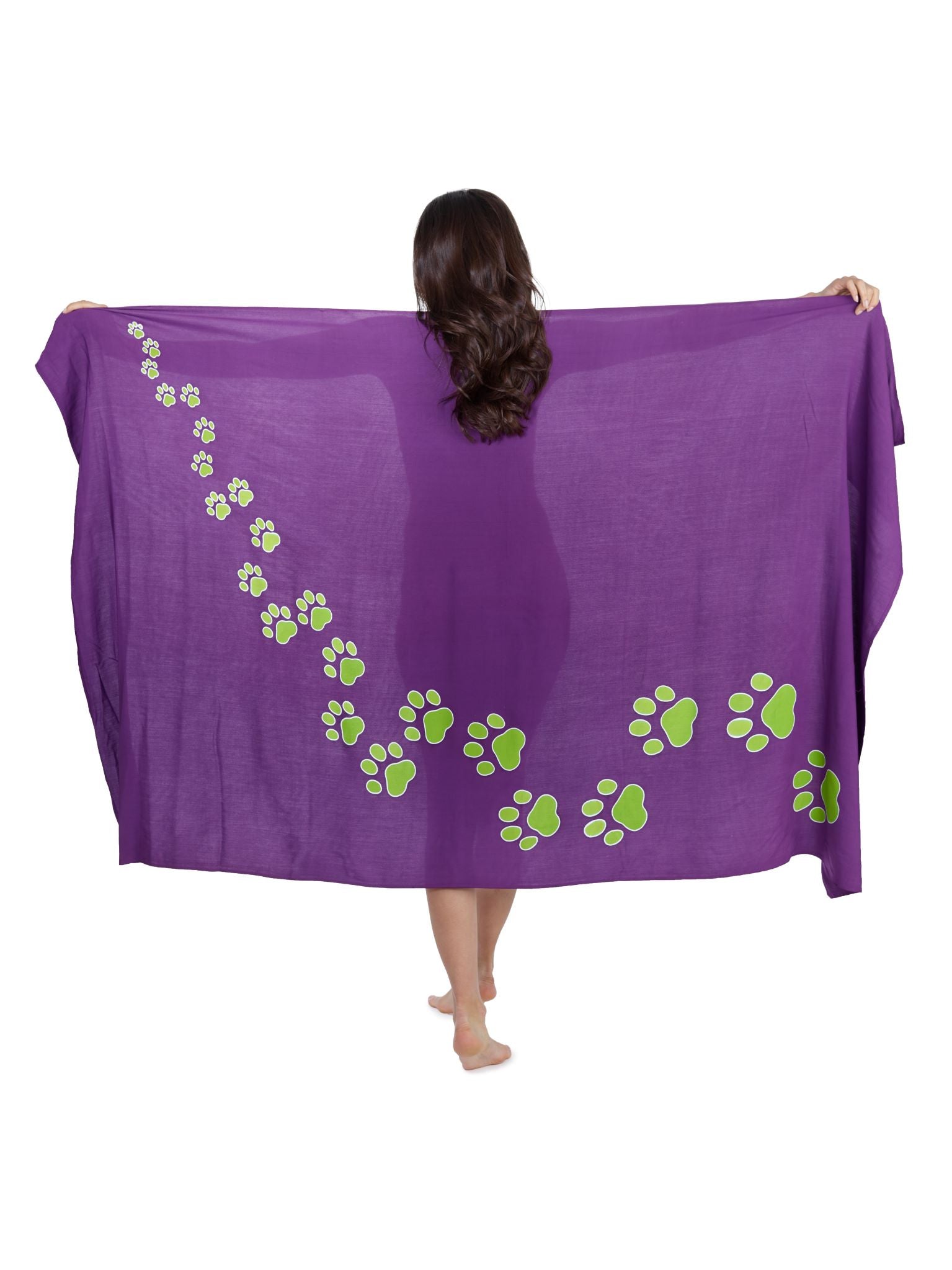 Sarong und Pareo mit Muster - Catwalk - violett