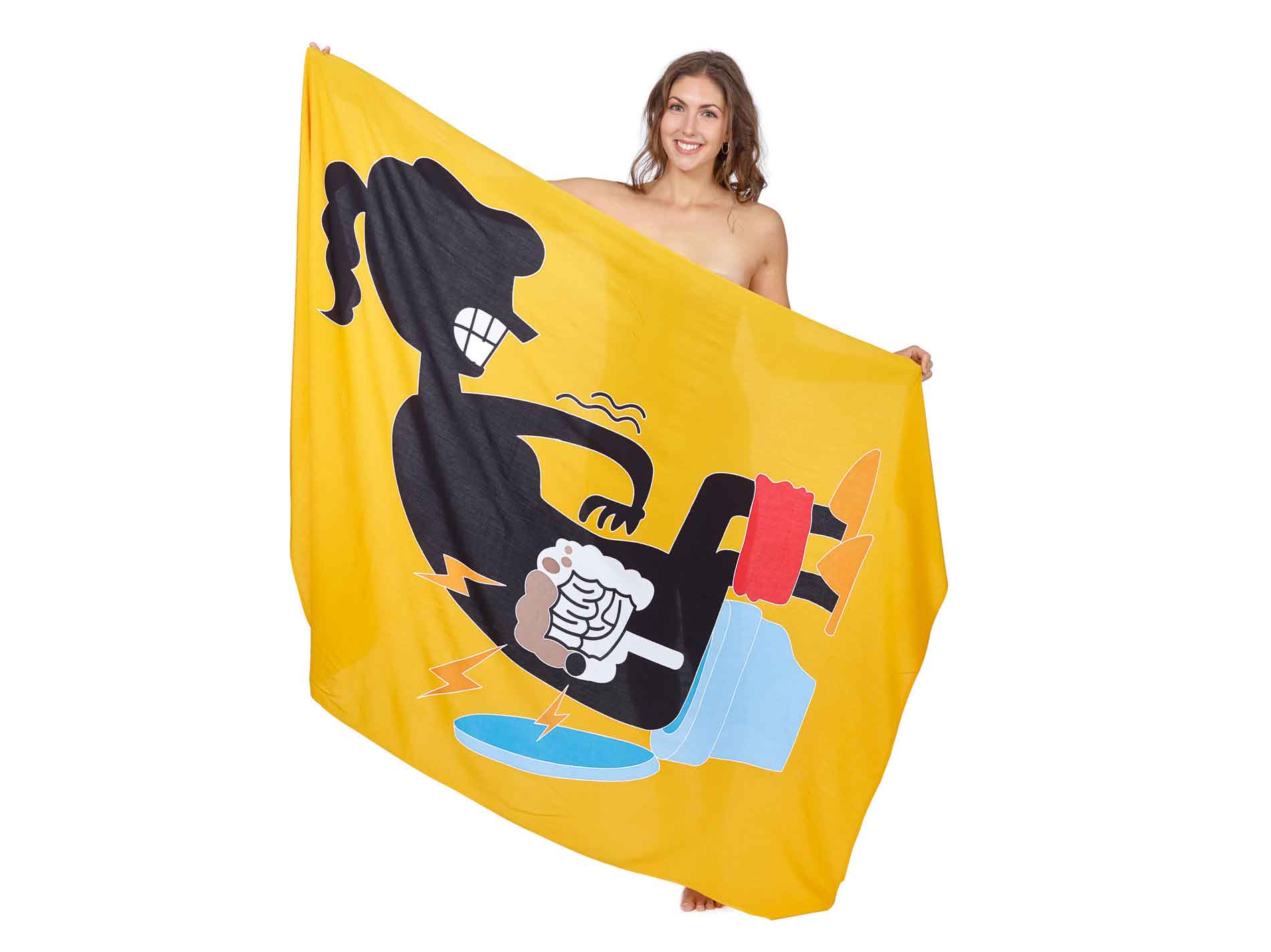 Sarong und Pareo mit Muster - Sitzung