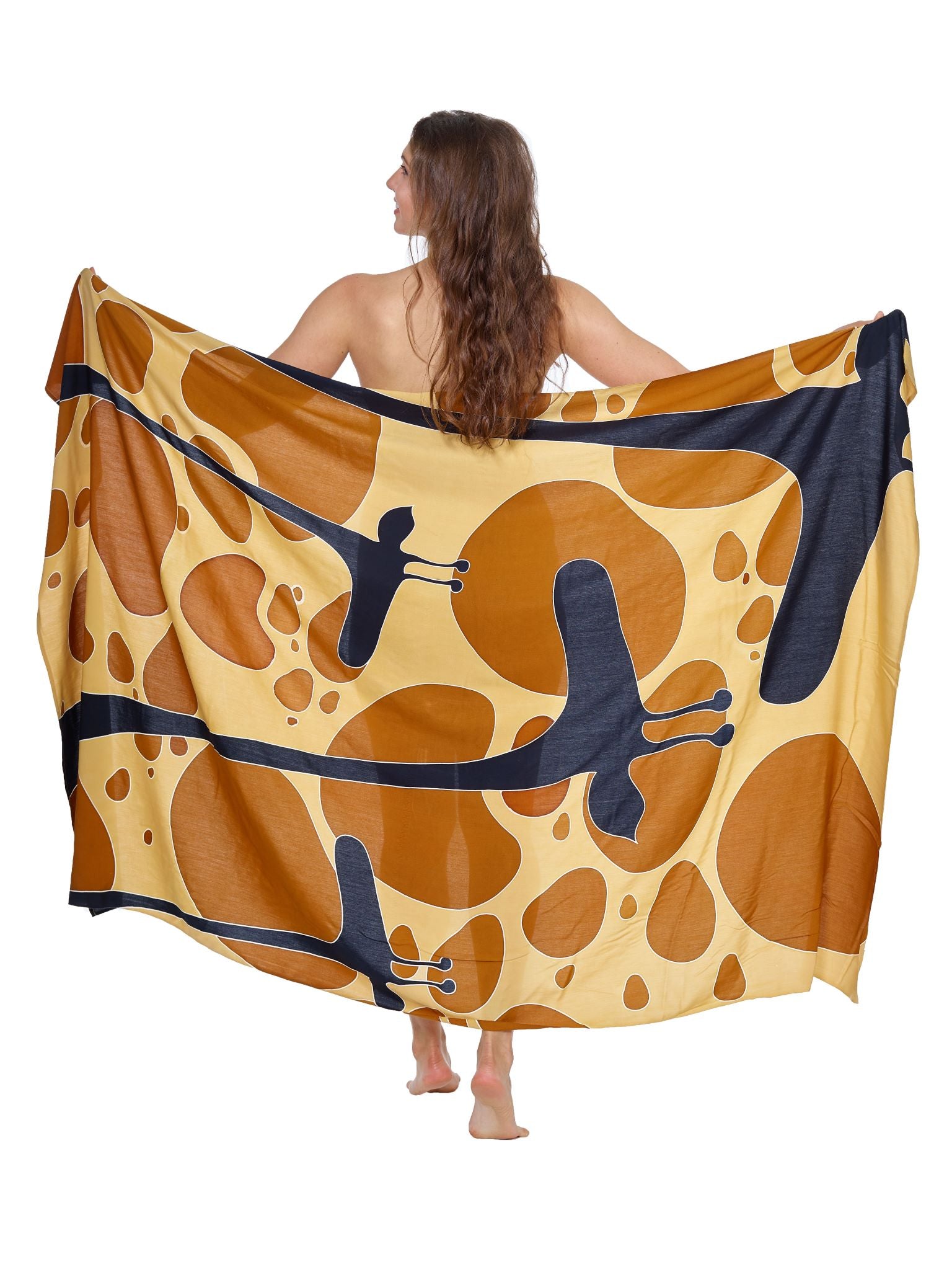 Sarong und Pareo mit Muster - Giraffen