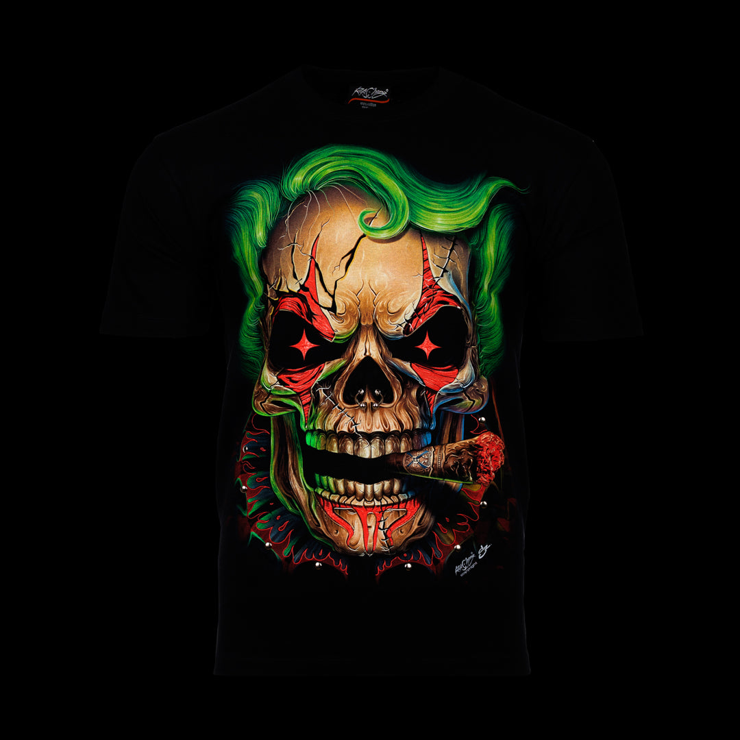 T-Shirt - Smoking Skull - 0038