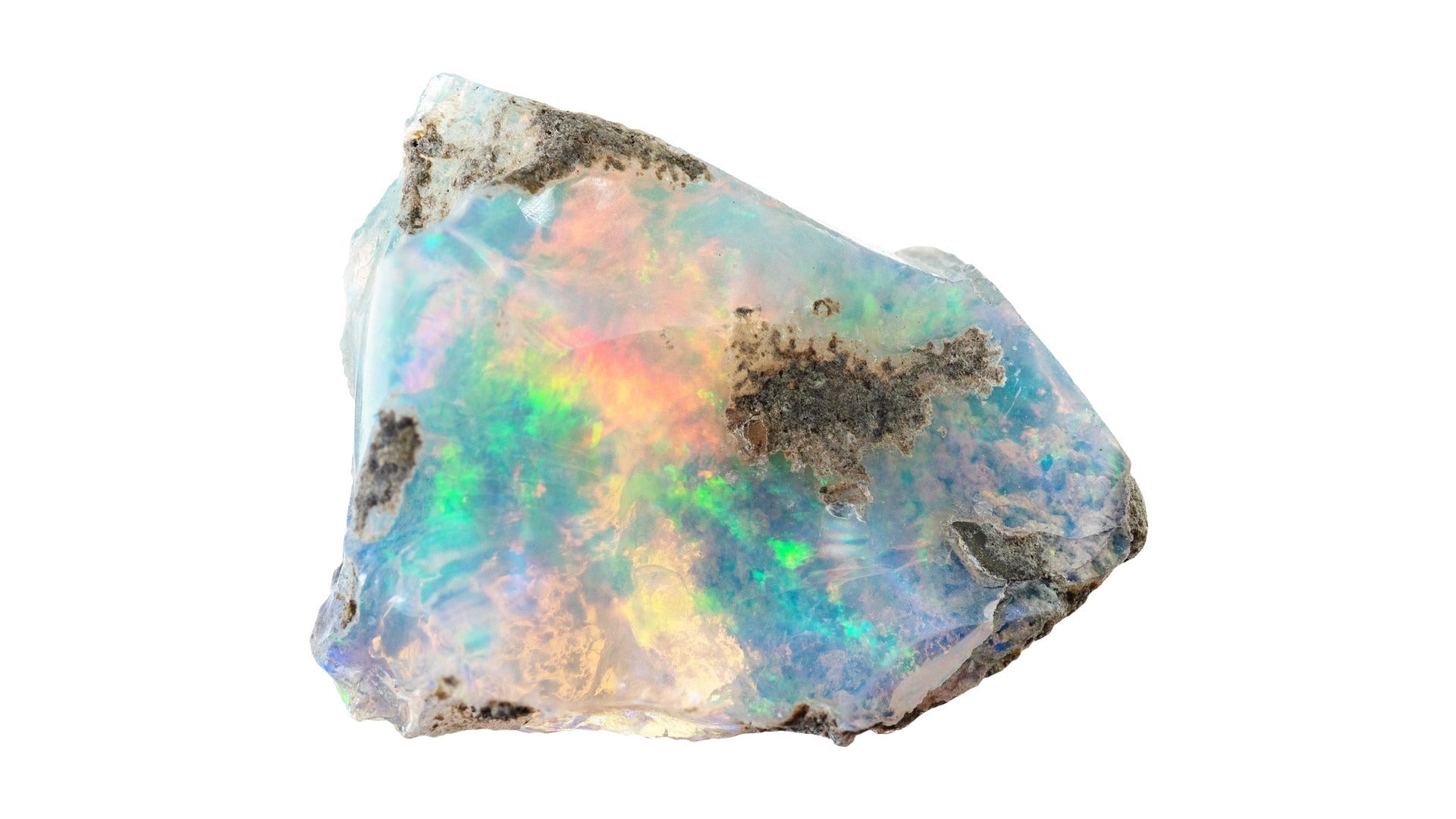 Opal Edelstein mit schillerndem Farbspiel - Bedeutung für Kreativität, Intuition und emotionale Balance