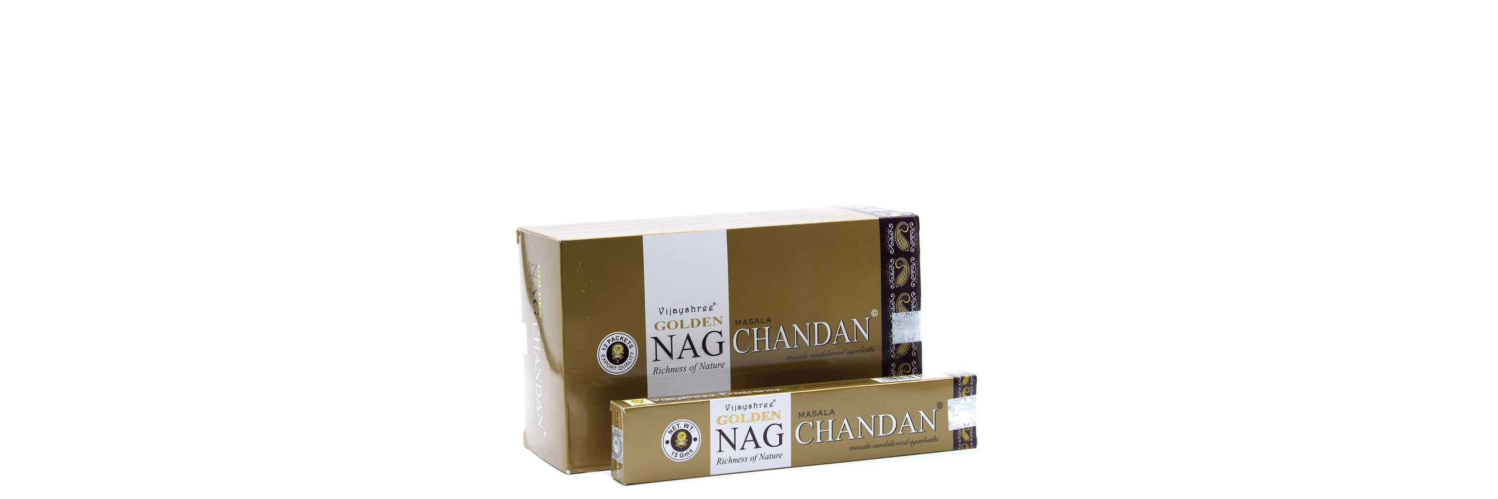 Golden Nag Räucherstäbchen - warmer harmonischer Duft für Meditation und Entspannung