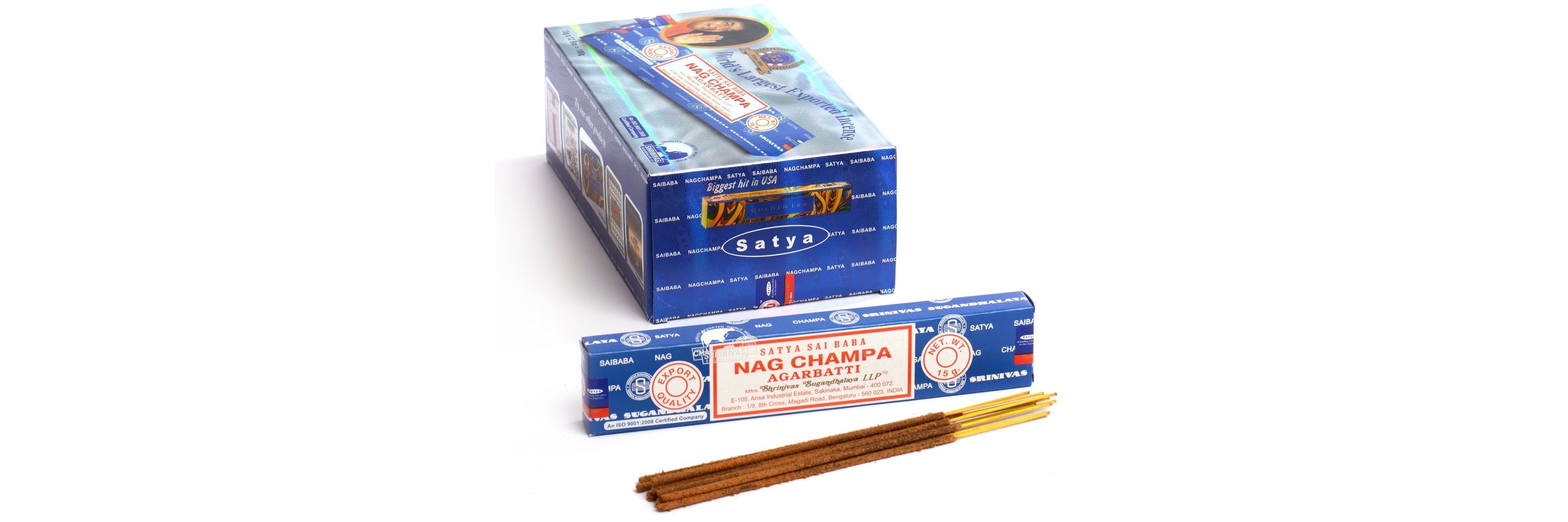 Satya Räucherstäbchen - traditionelle indische Räucherstäbchen für Meditation und Yoga