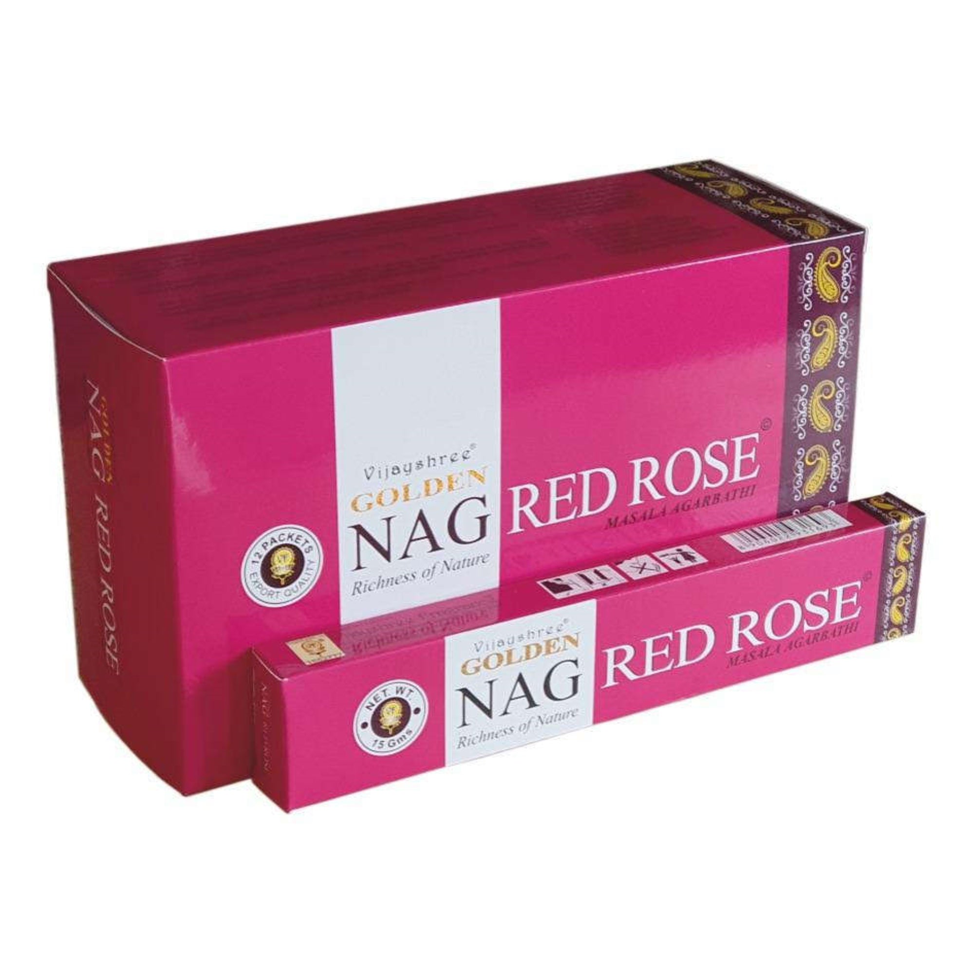 Räucherstäbchen Golden Nag Rote Rose