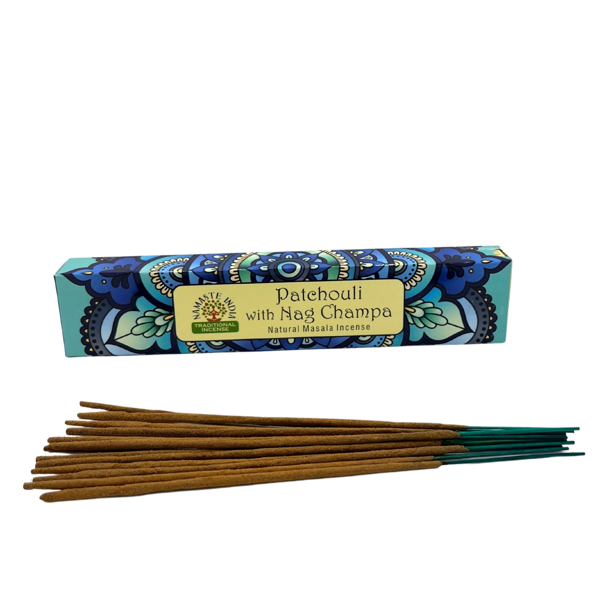Räucherstäbchen Namaste India Masala Patchouli mit Nag Champa