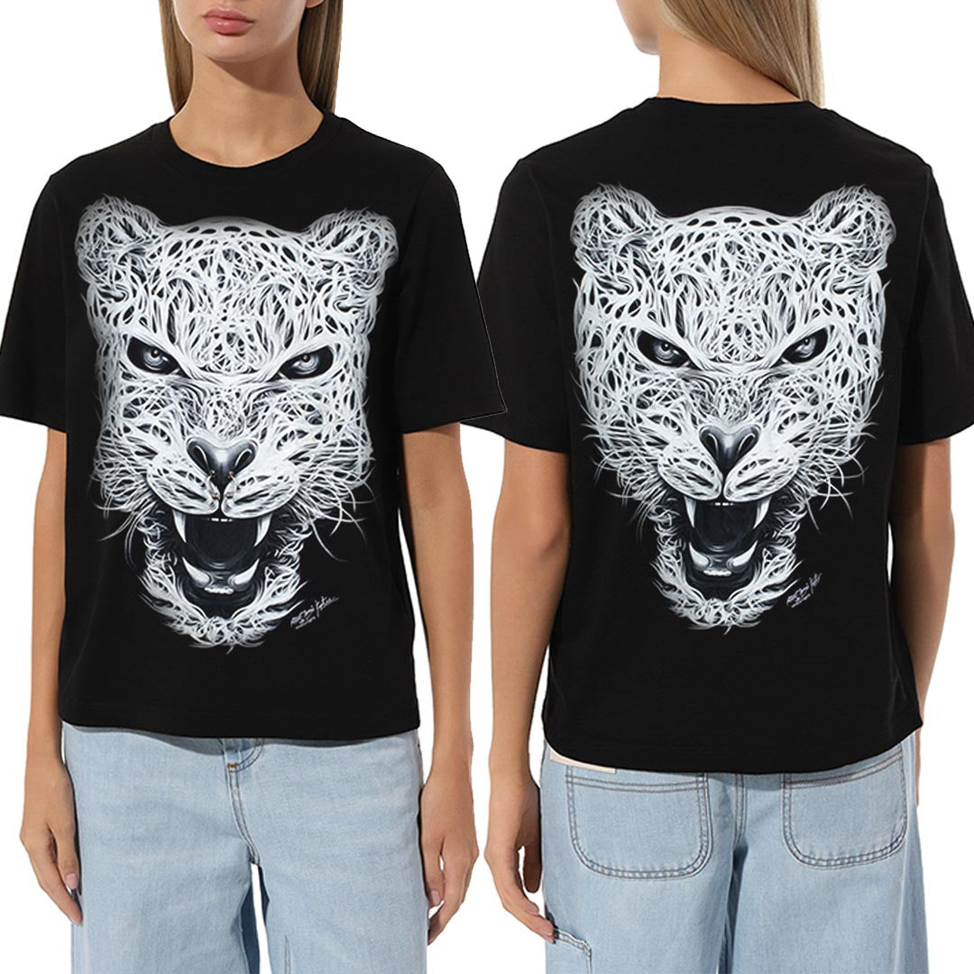T-Shirt - Gepard mit Piercing - 0114