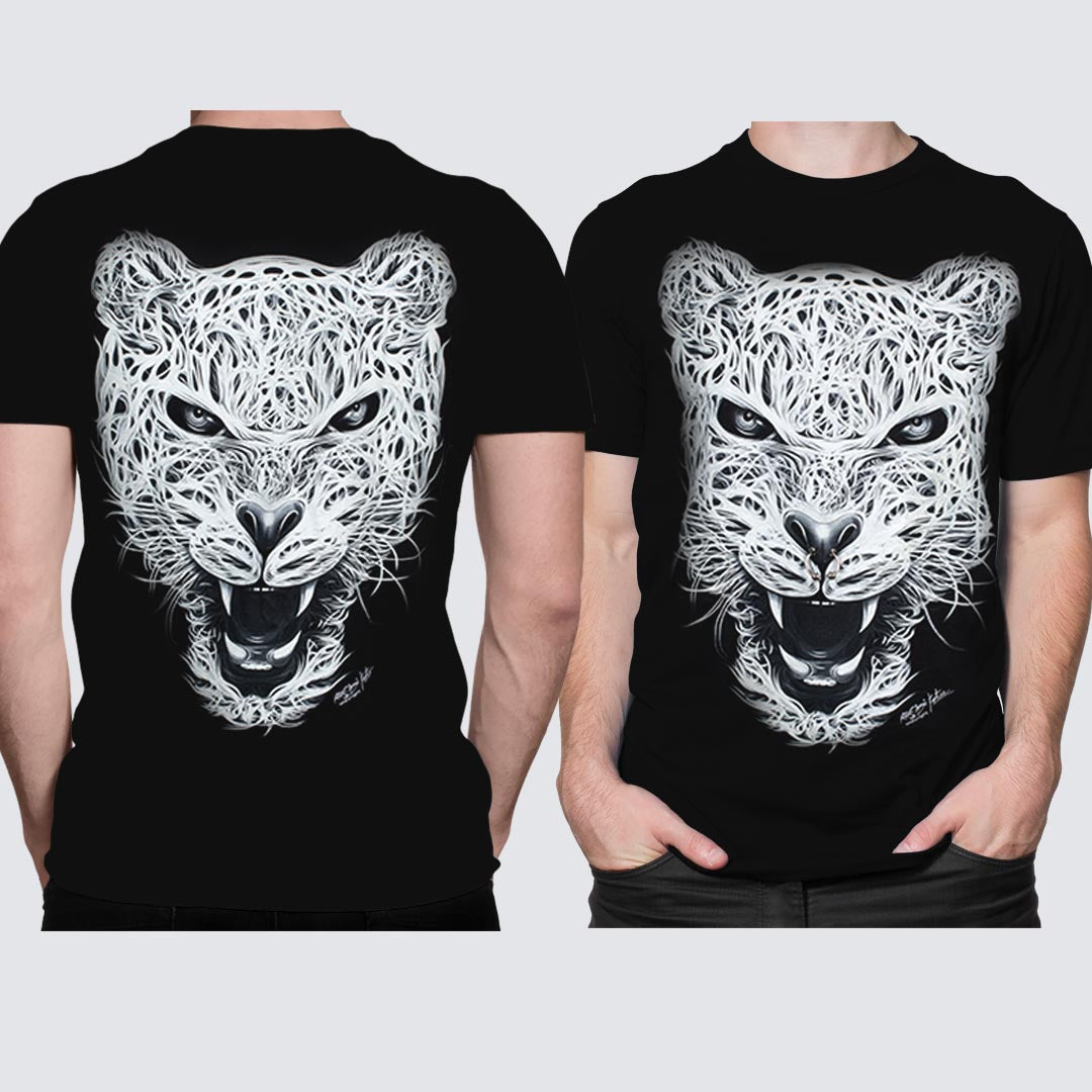 T-Shirt - Gepard mit Piercing - 0114