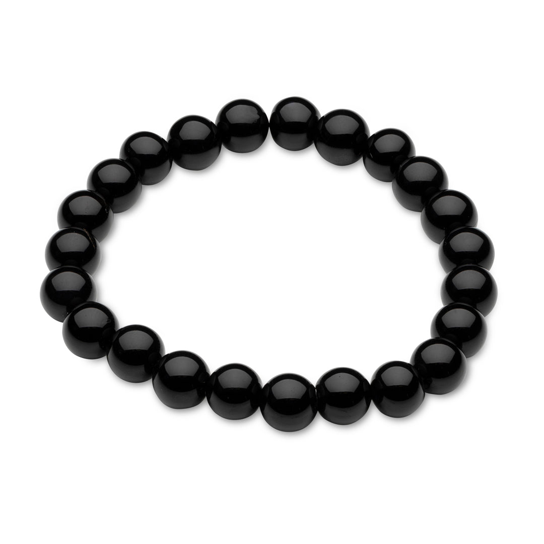 Kraftarmband Schwarzer Achat – Schutz & innere Stärke