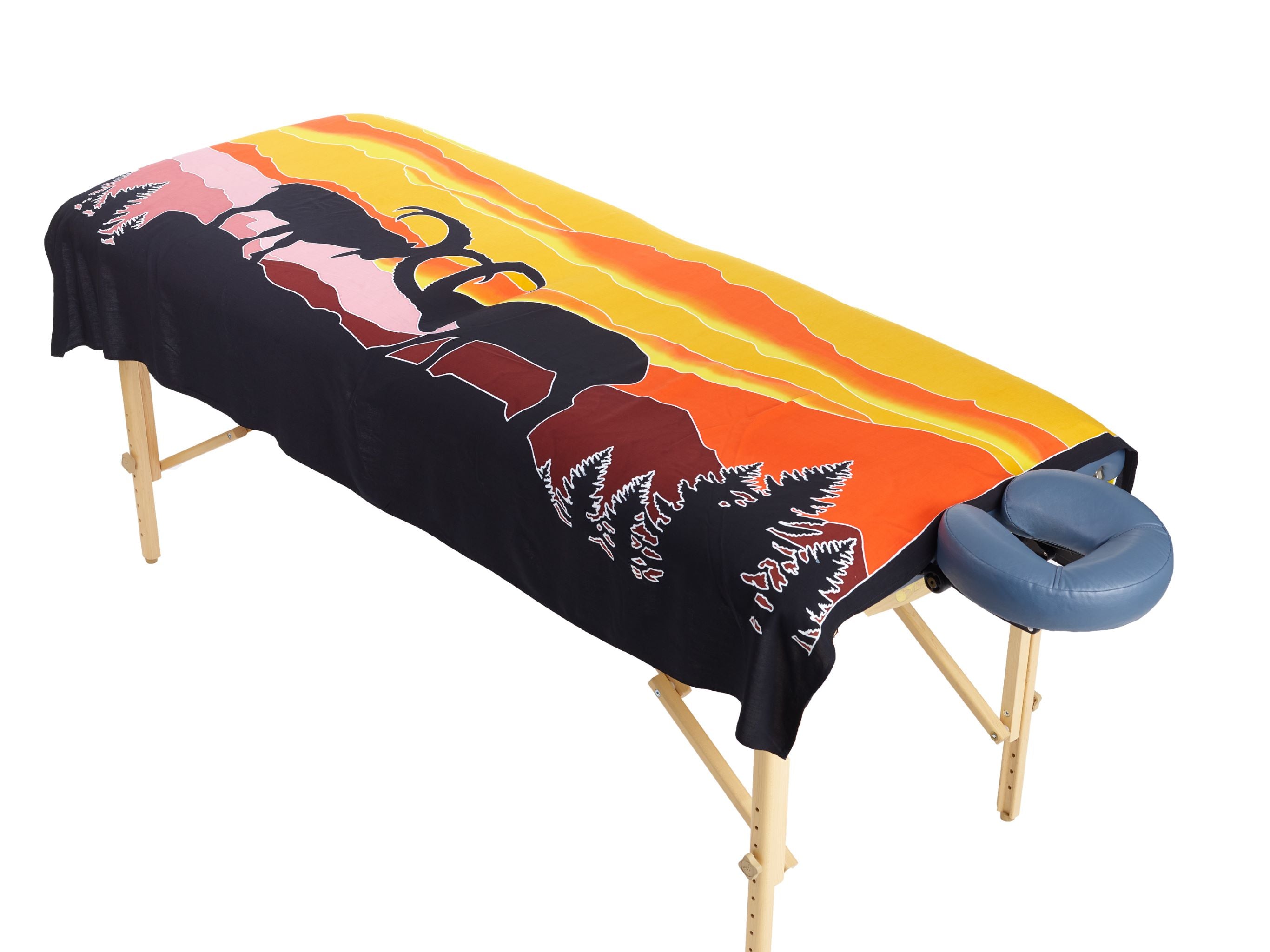 Sarong und Pareo mit Muster - Steinböcke