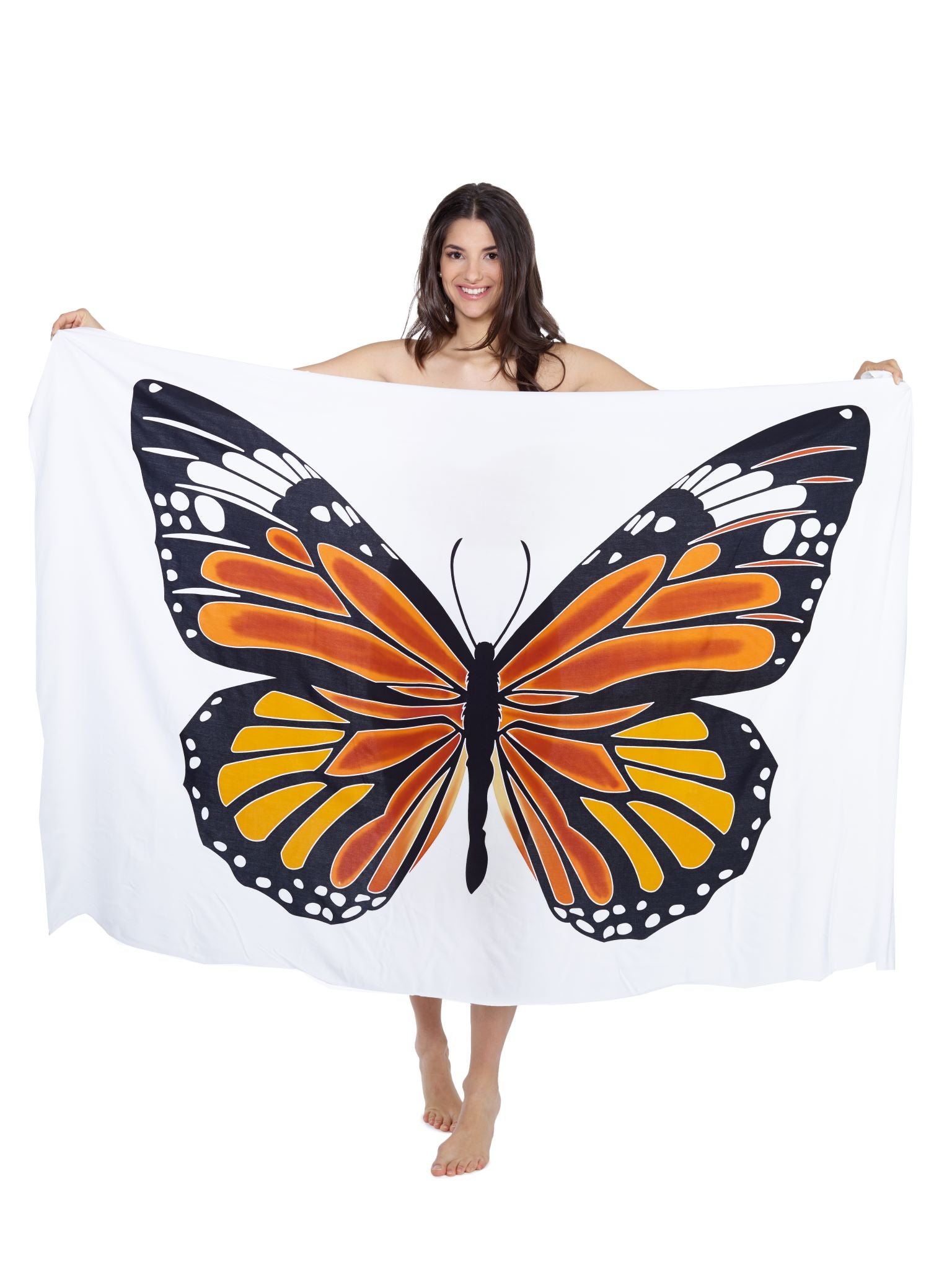 Sarong und Pareo mit Muster - Monarch Schmetterling
