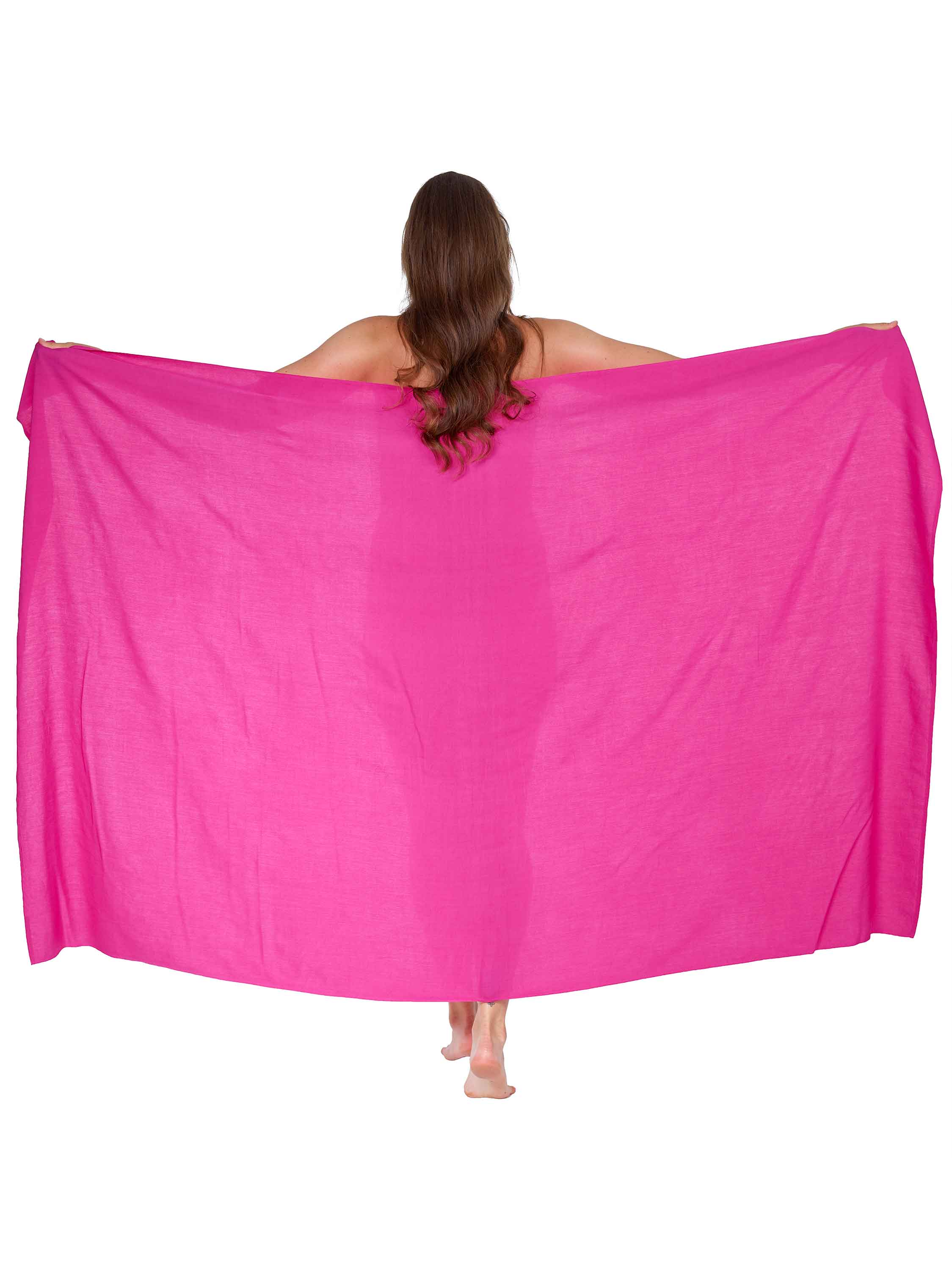 Sarong und Pareo unifarben