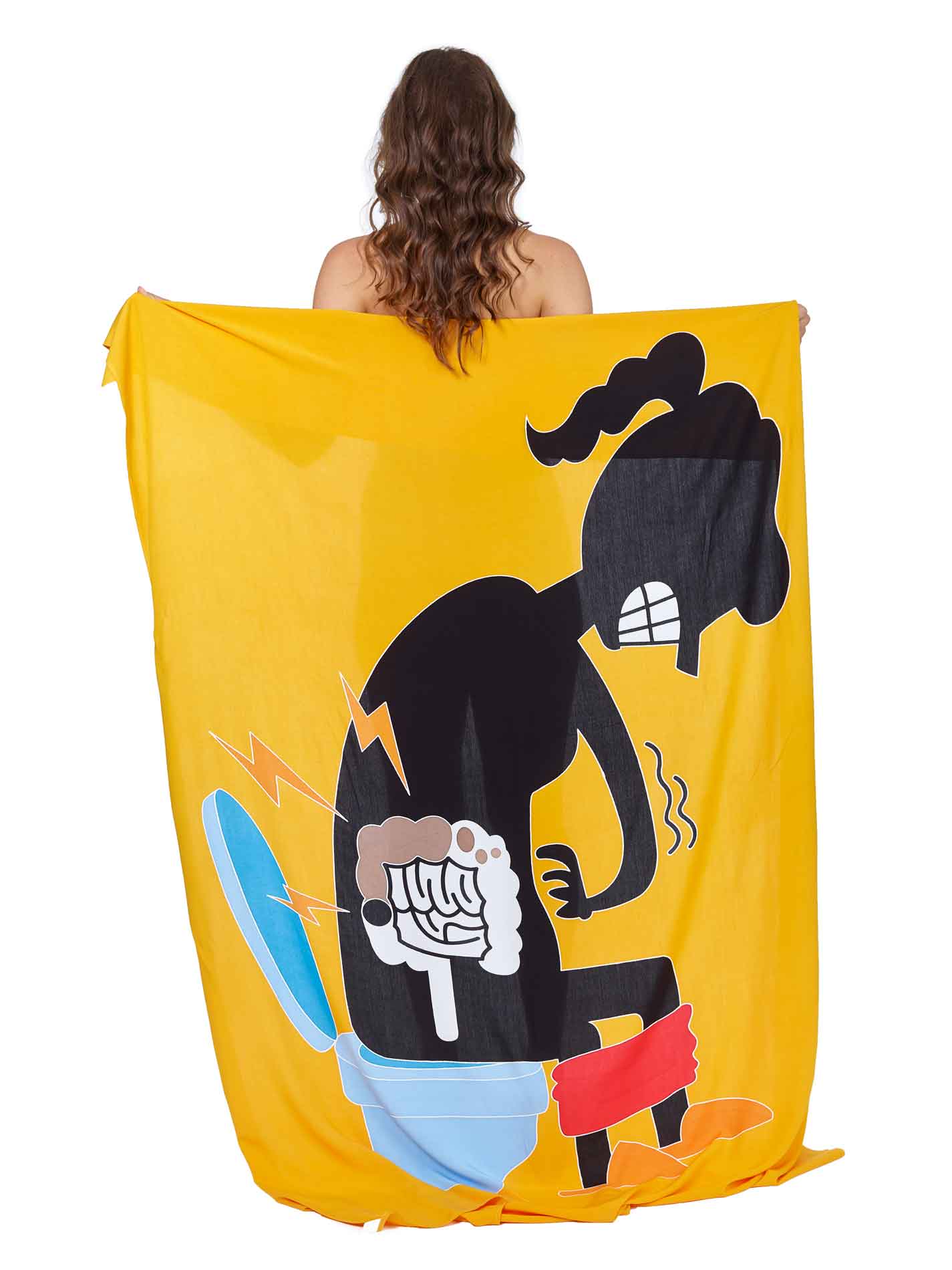 Sarong und Pareo mit Muster - Sitzung