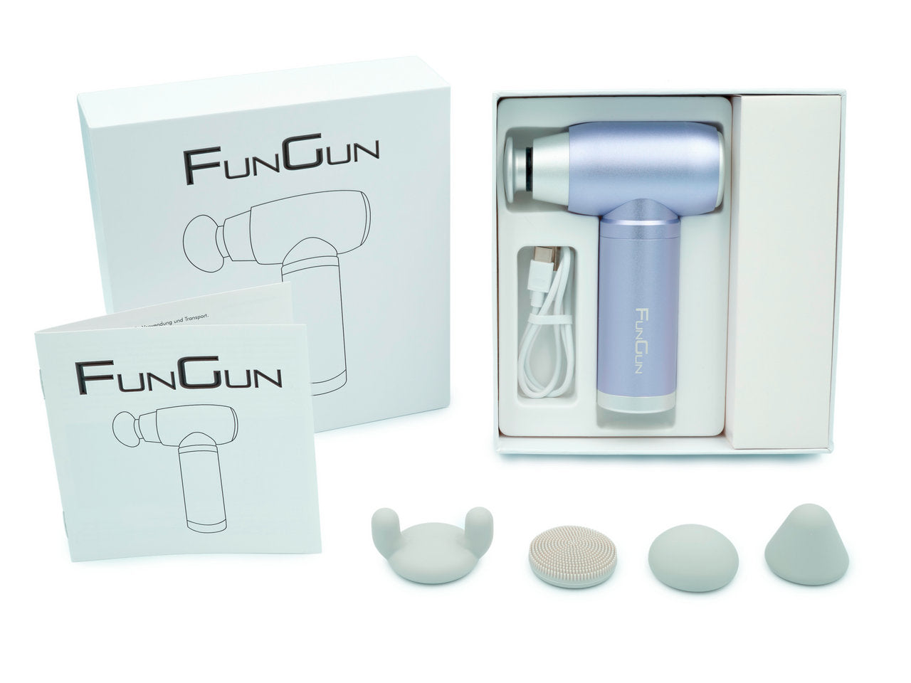 Massagepistole FunGun - kompakt, sanft und vielseitig