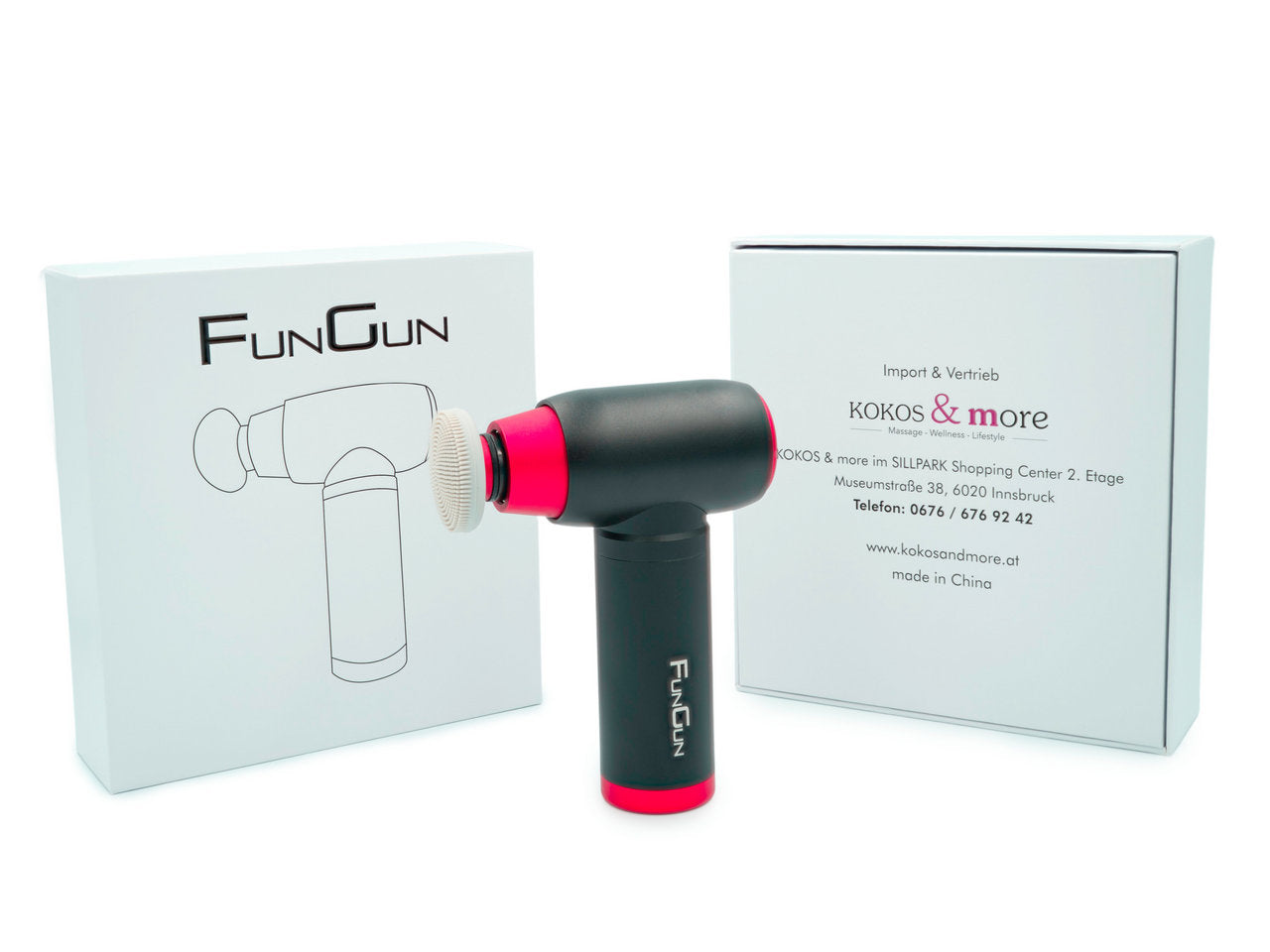 Massagepistole FunGun - kompakt, sanft und vielseitig