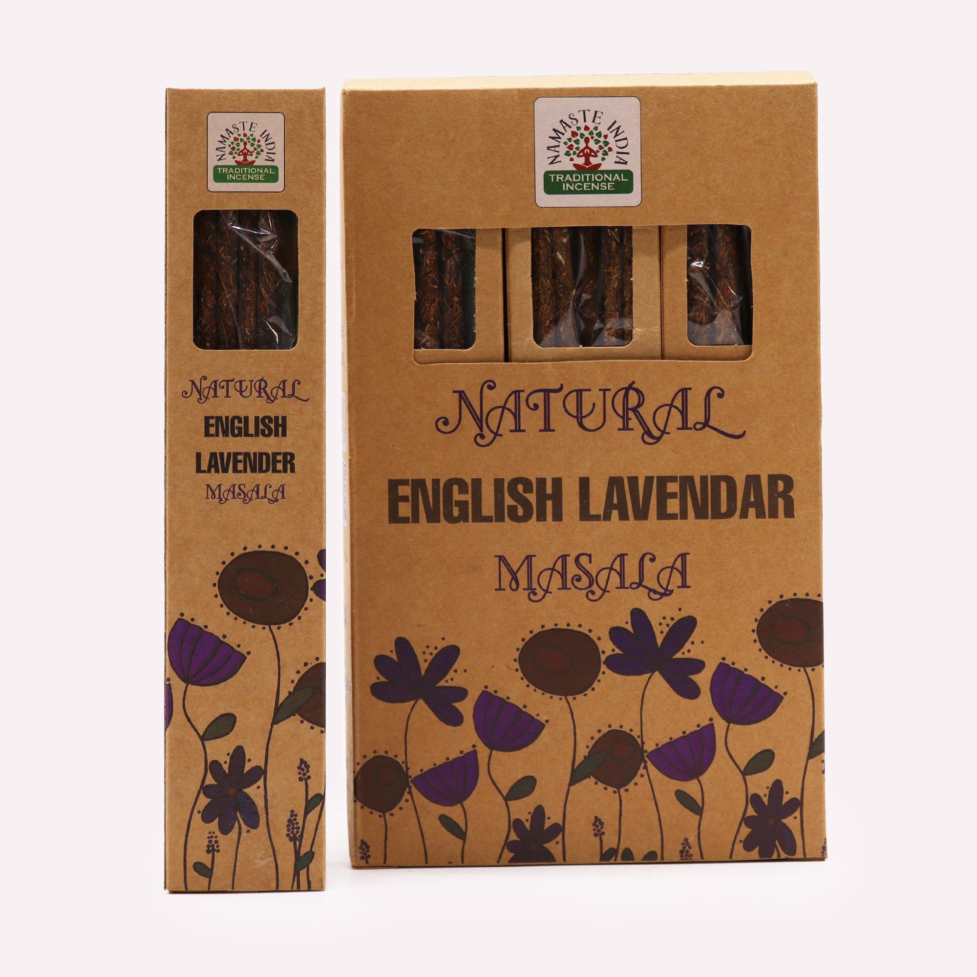 Räucherstäbchen Namaste India Englischer Lavendel