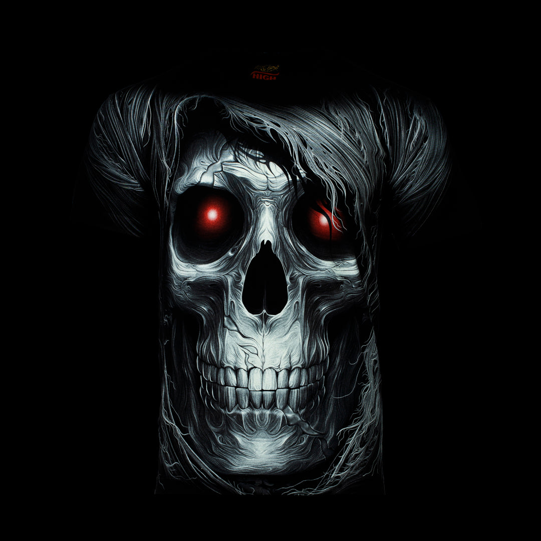 Totenkopf Rotauge-Print 