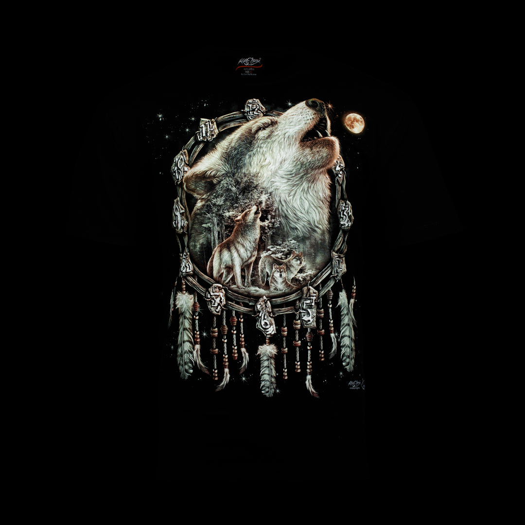Wolf Traumfänger-Print