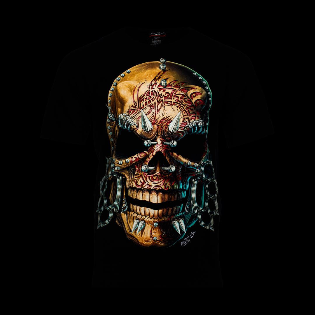 Totenkopf und 4-Ringe-Print