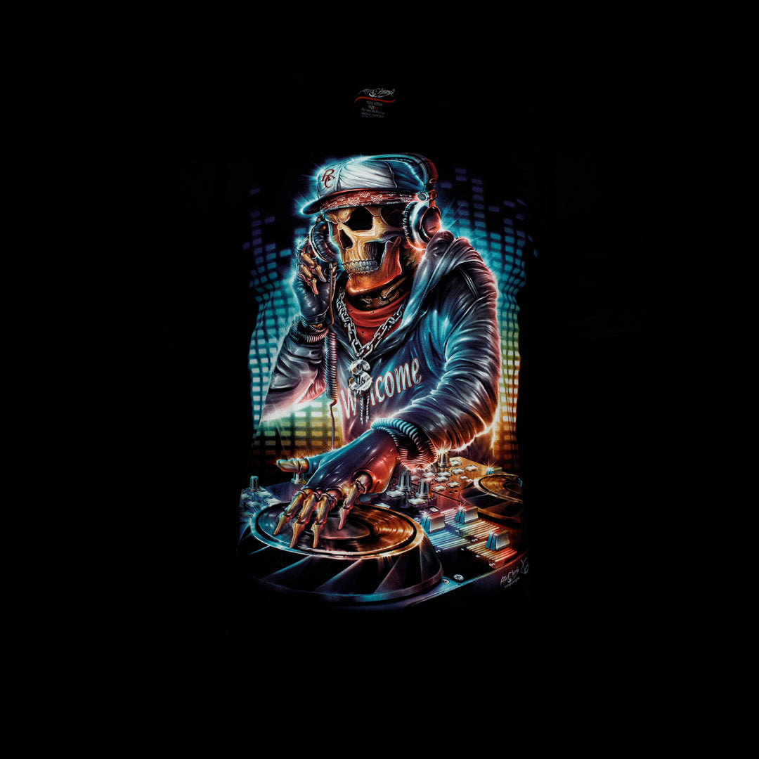 T-Shirt - DJ Skull & Bone - 0672
