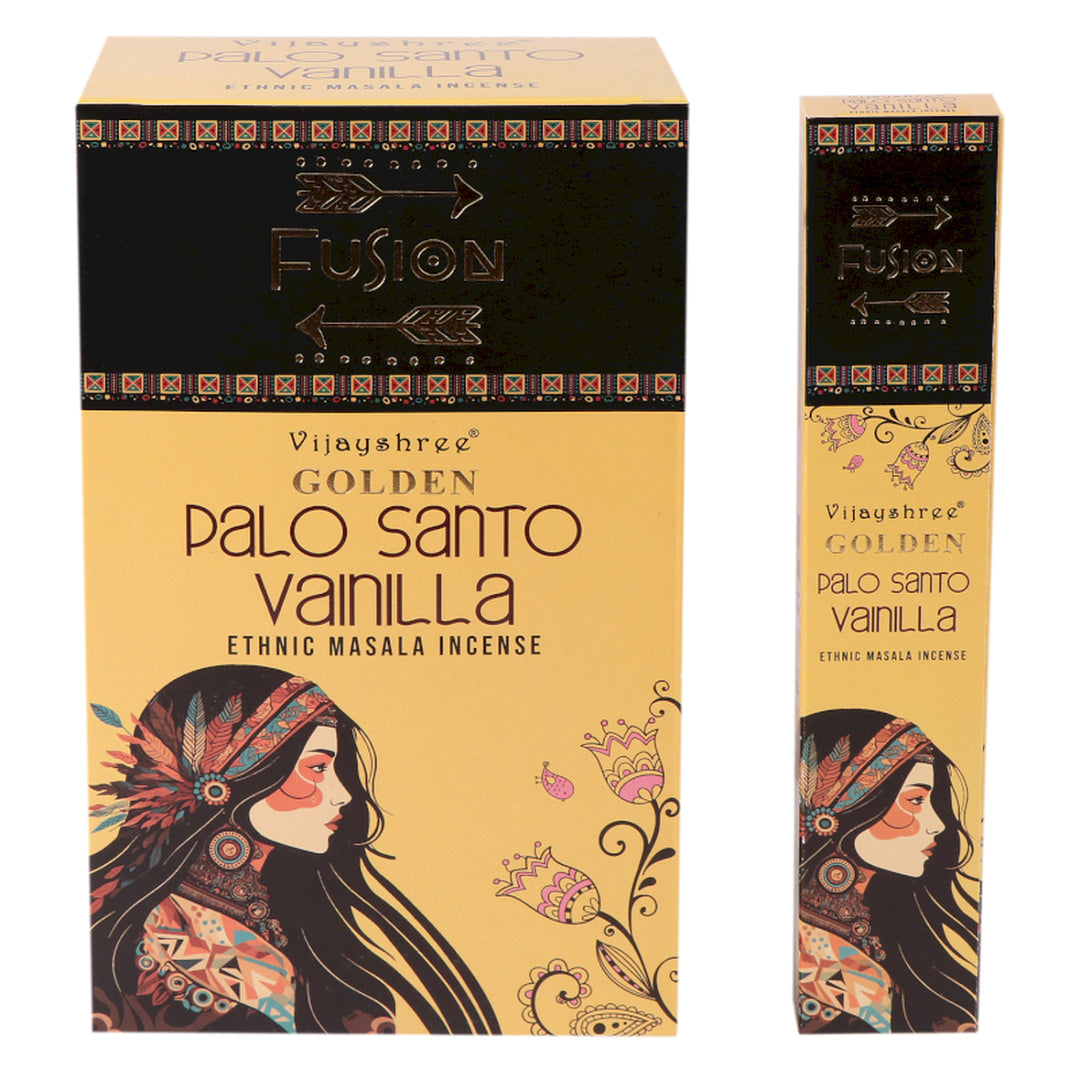 Räucherstäbchen Vijayshree GOLDEN - Palo Santo und Vanille