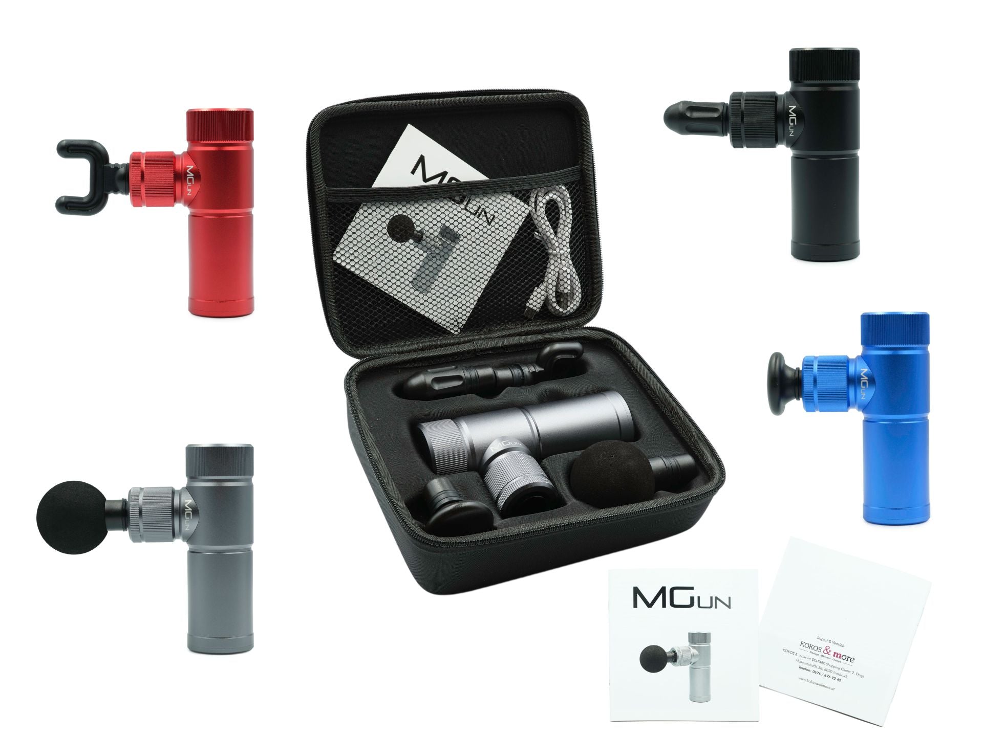 Massagepistole MGun - kompakt, kraftvoll und präzise